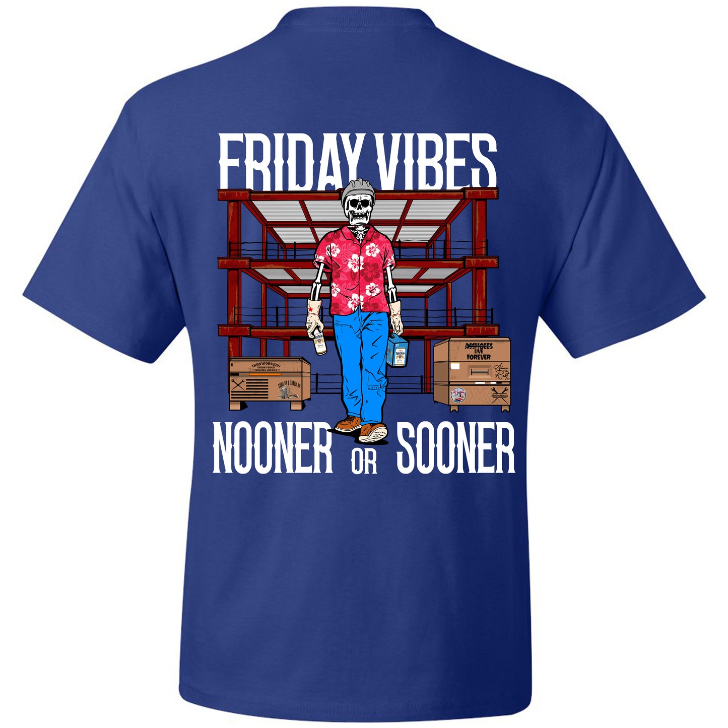 NOONER OR SOONER FRIDAY VIBES T-SHIRT