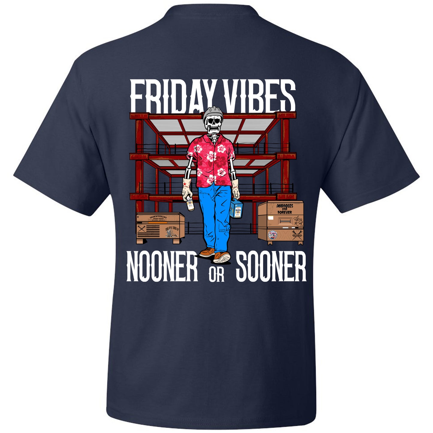 NOONER OR SOONER FRIDAY VIBES T-SHIRT