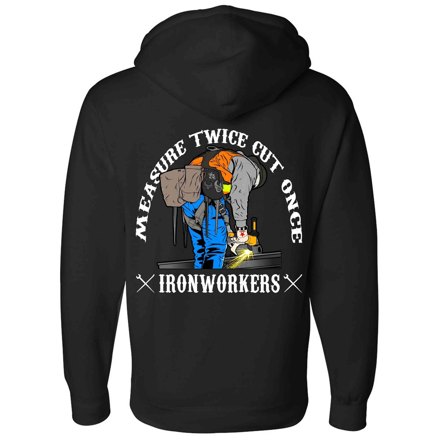 MEASURE TWICE CUT ONCE PULLOVER HOODIE