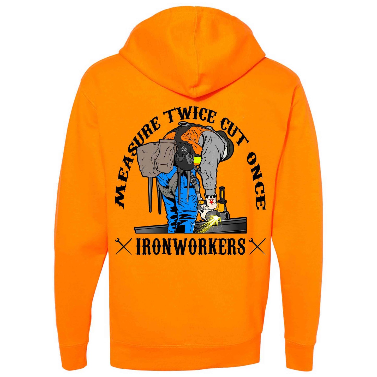 MEASURE TWICE CUT ONCE PULLOVER HOODIE