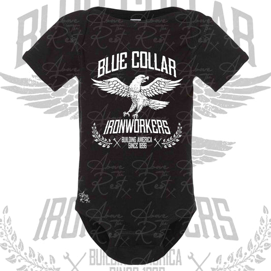 BLUE COLLAR EAGLE ONESIE