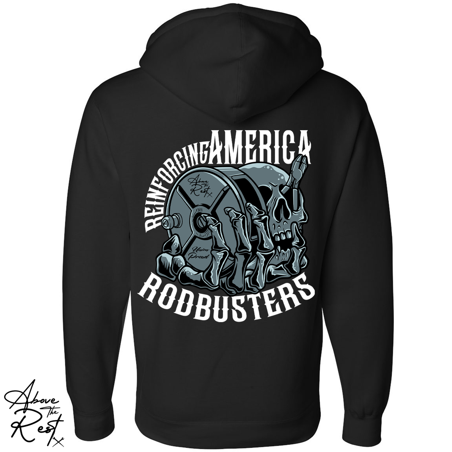 REINFORCING AMERICA RODBUSTERS PULLOVER HOODIE