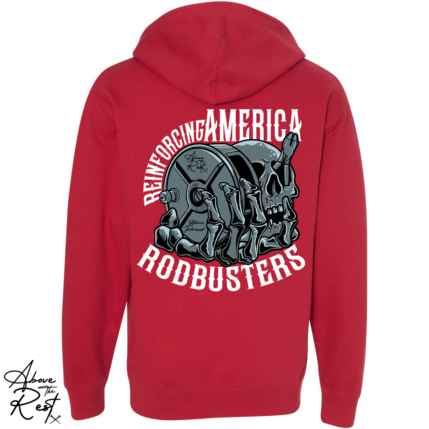 REINFORCING AMERICA RODBUSTERS PULLOVER HOODIE