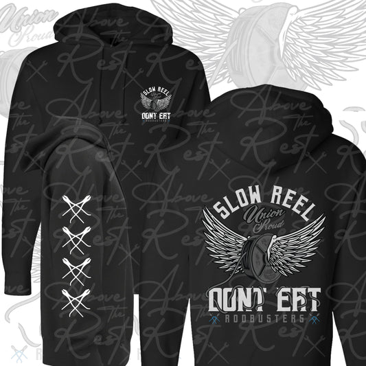 SLOW REEL RODBUSTER PULLOVER HOODIE