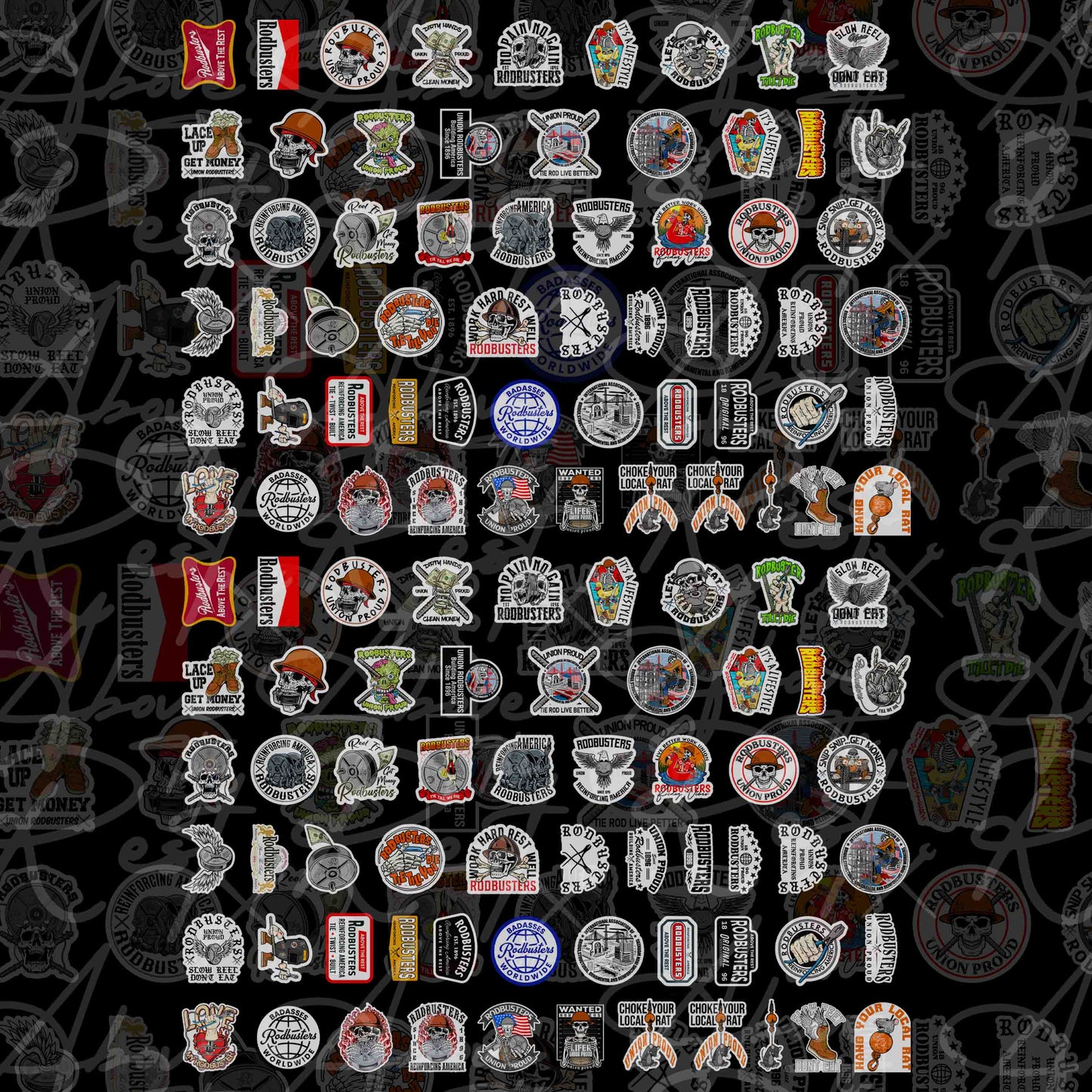 ROD STICKER PACK