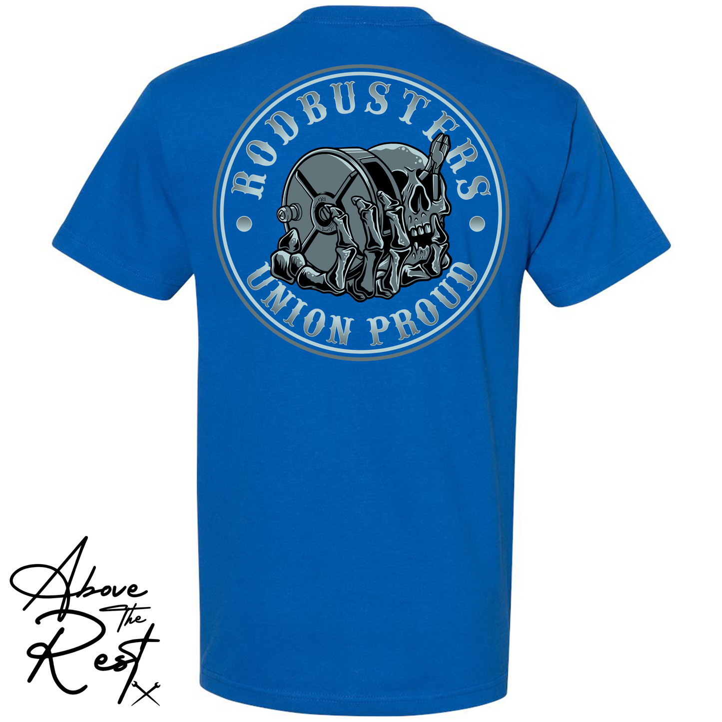 WIRE REEL RODBUSTERS T-SHIRT