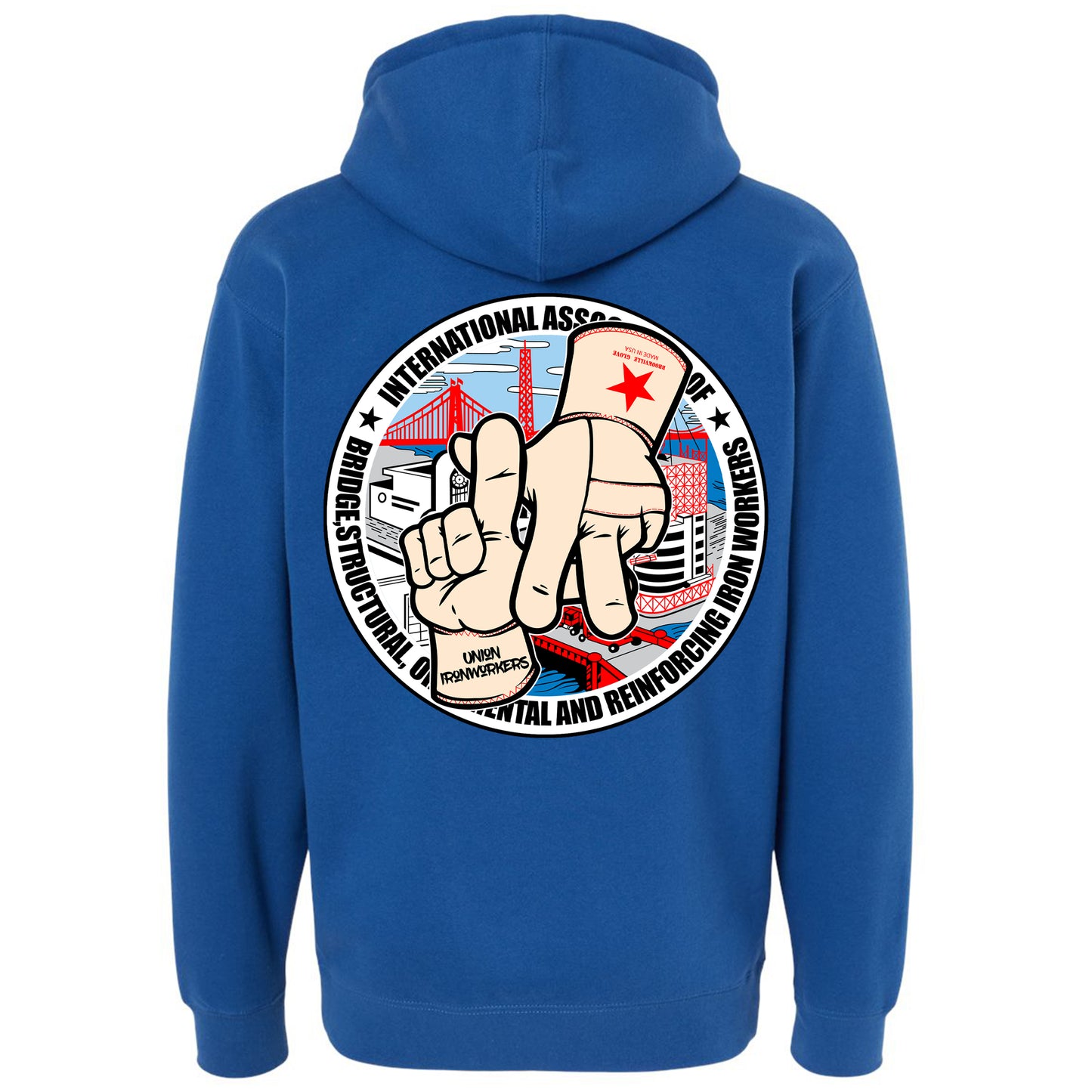 LA GLOVES INTERNATIONAL PULLOVER HOODIE