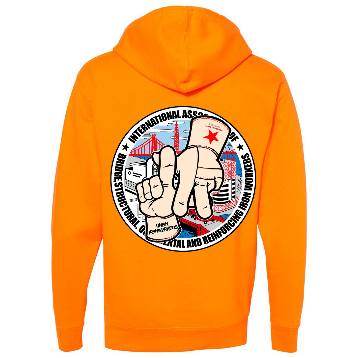 LA GLOVES INTERNATIONAL PULLOVER HOODIE