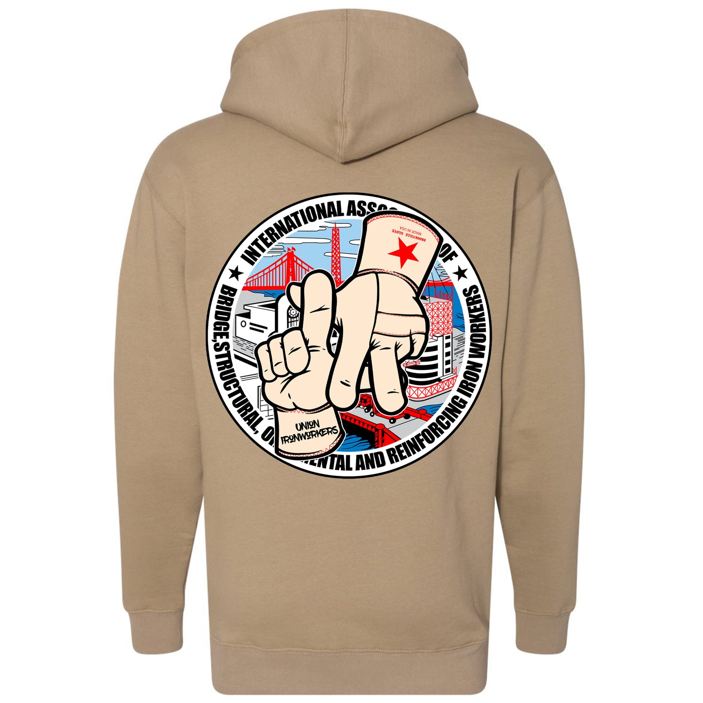 LA GLOVES INTERNATIONAL PULLOVER HOODIE