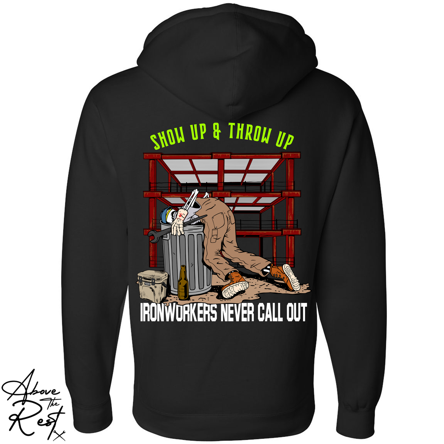 SHOW UP & THROW UP PULLOVER HOODIE