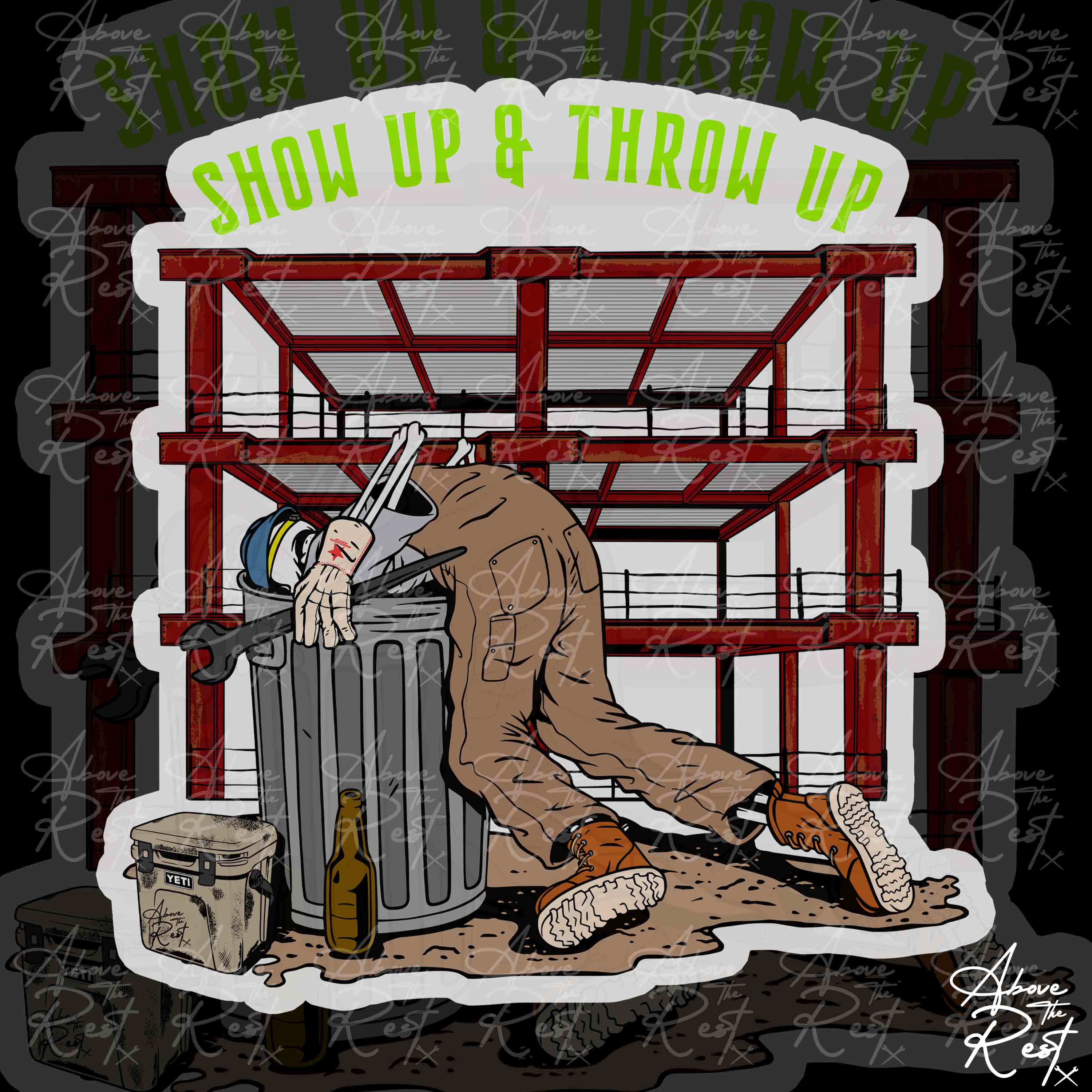 Throwing Sum Sticker STICKERS – ABOV3THEREST