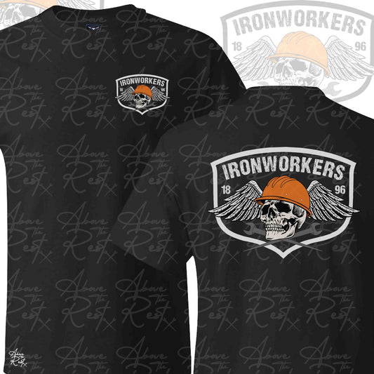 SKELETON HEAD WINGS T-SHIRT