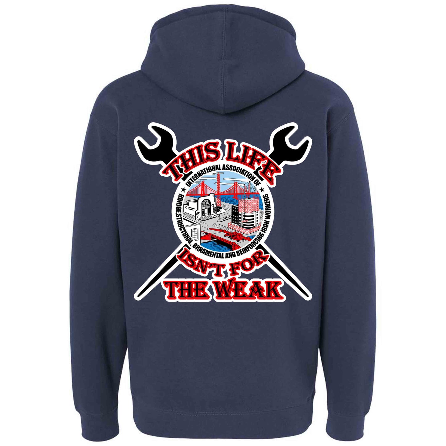 THIS LIFE ISN'T FOR THE WEAK PULLOVER HOODIE