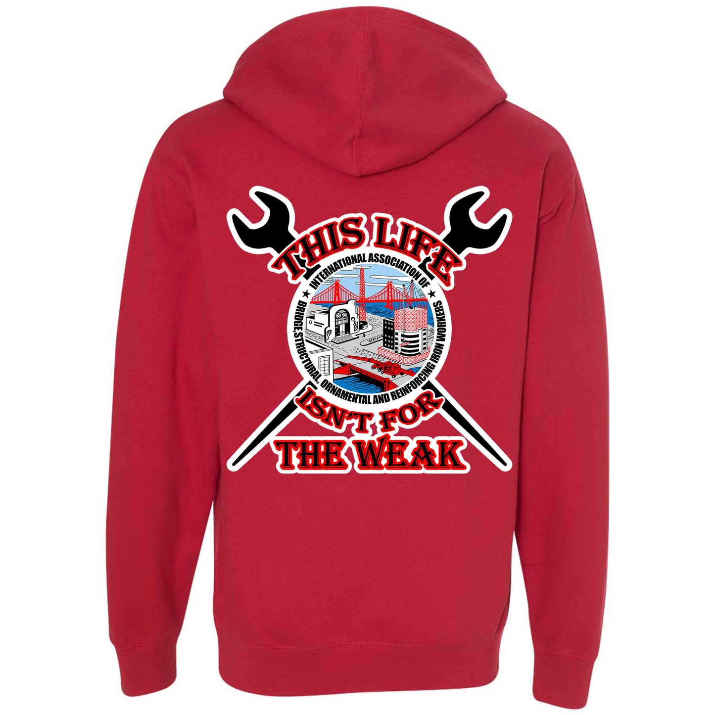 THIS LIFE ISN'T FOR THE WEAK PULLOVER HOODIE