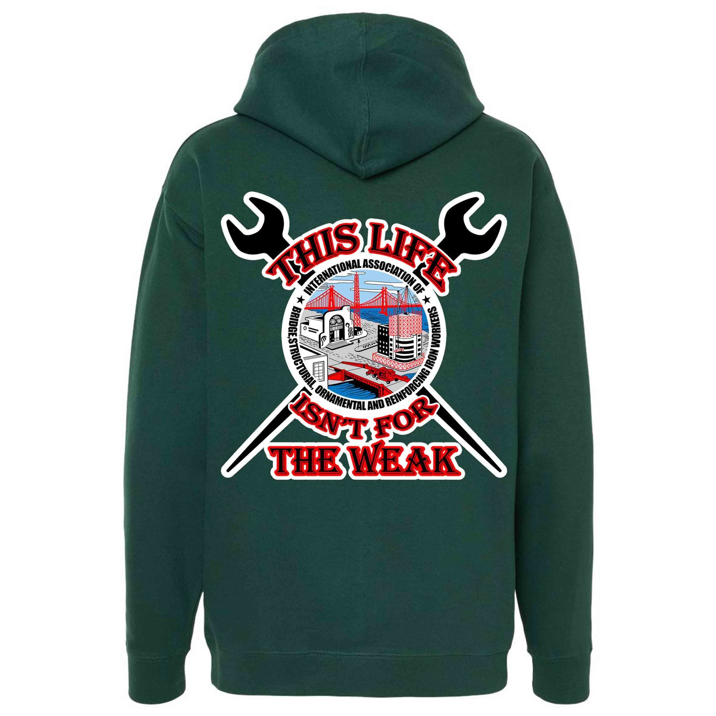 THIS LIFE ISN'T FOR THE WEAK PULLOVER HOODIE