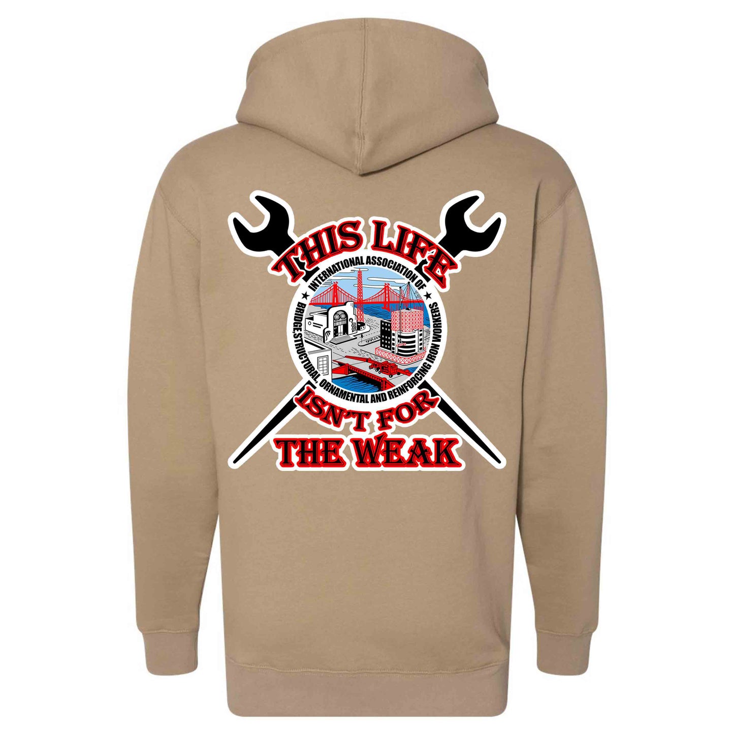 THIS LIFE ISN'T FOR THE WEAK PULLOVER HOODIE