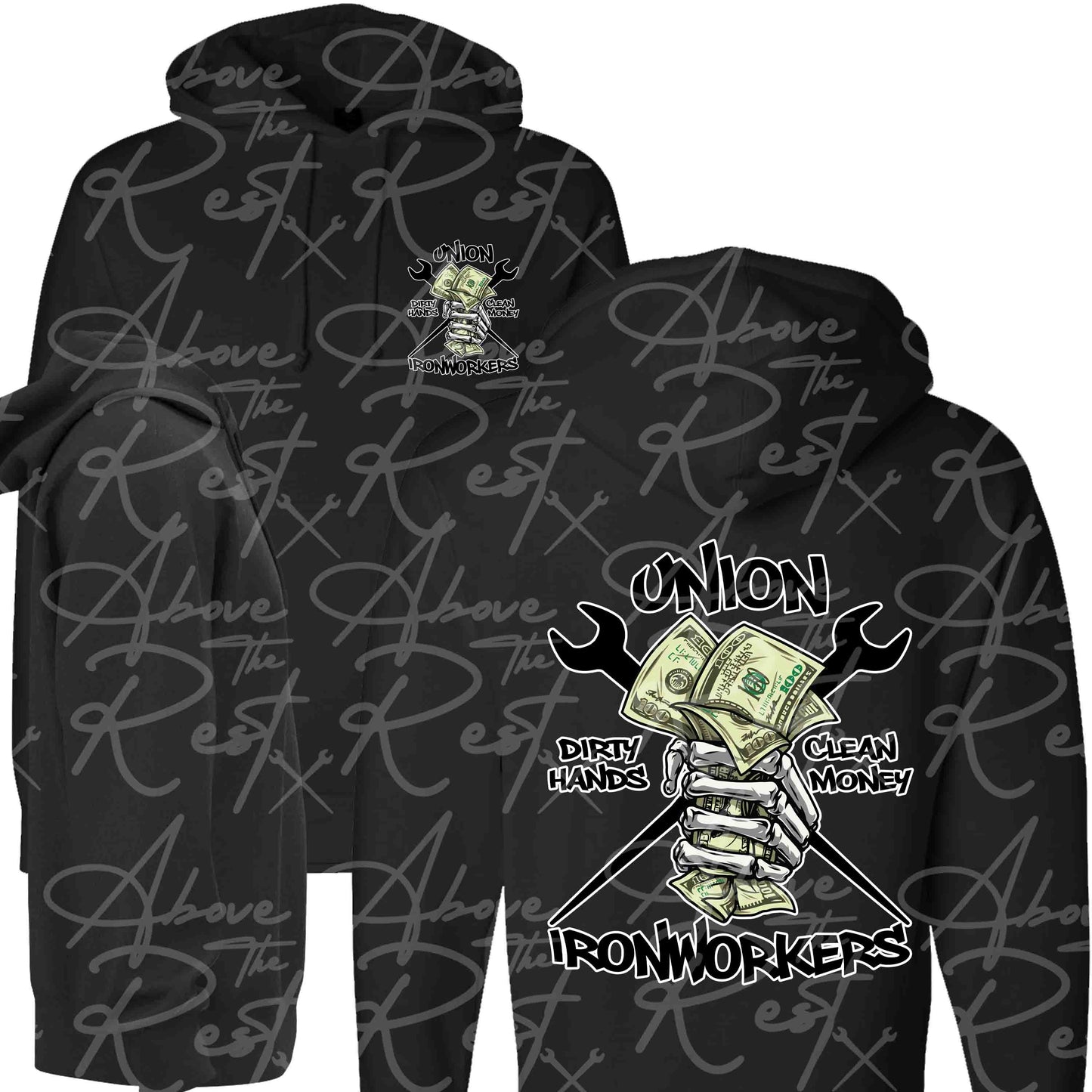 DIRTY HANDS PULLOVER HOODIE