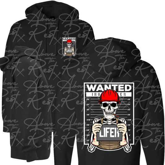 WANTED FOR LIFE PULLOVER HOODIE