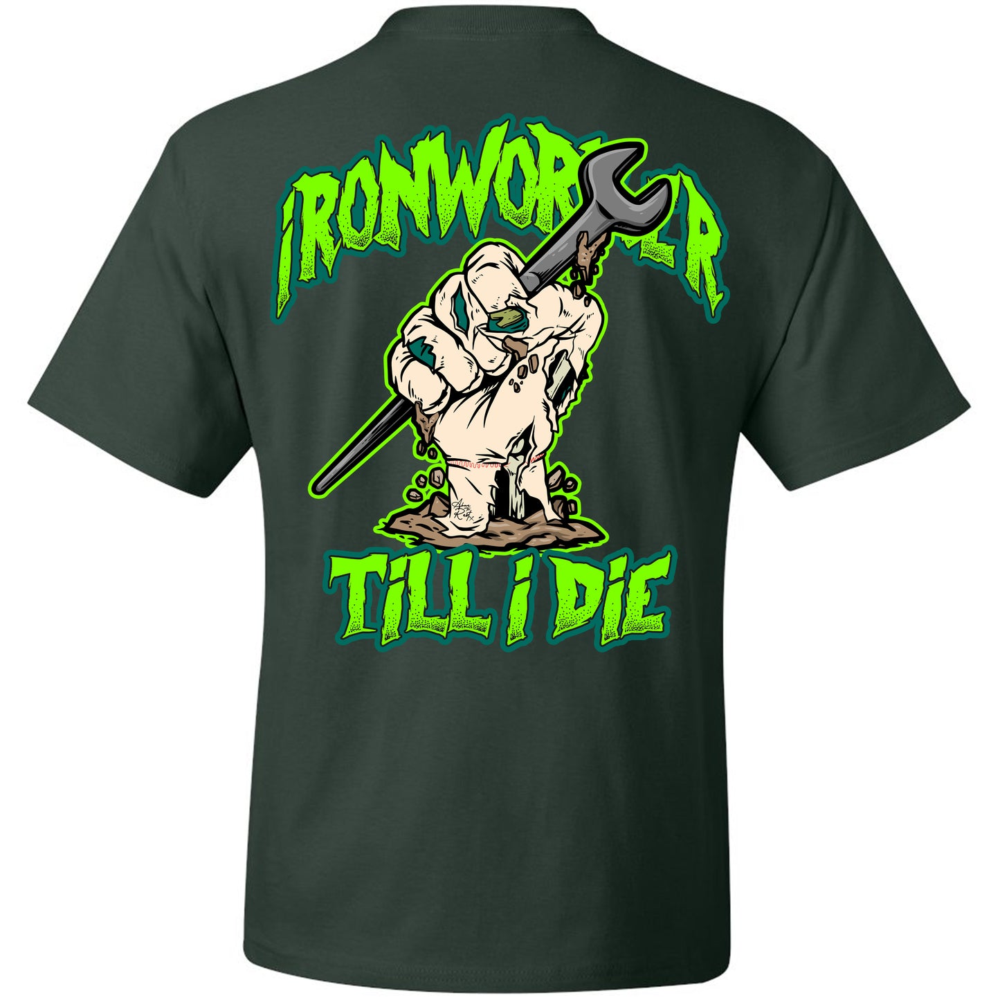 IW TILL I DIE ZOMBIE T-SHIRT