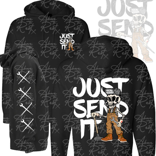 JUST SEND IT GUY HOODIE
