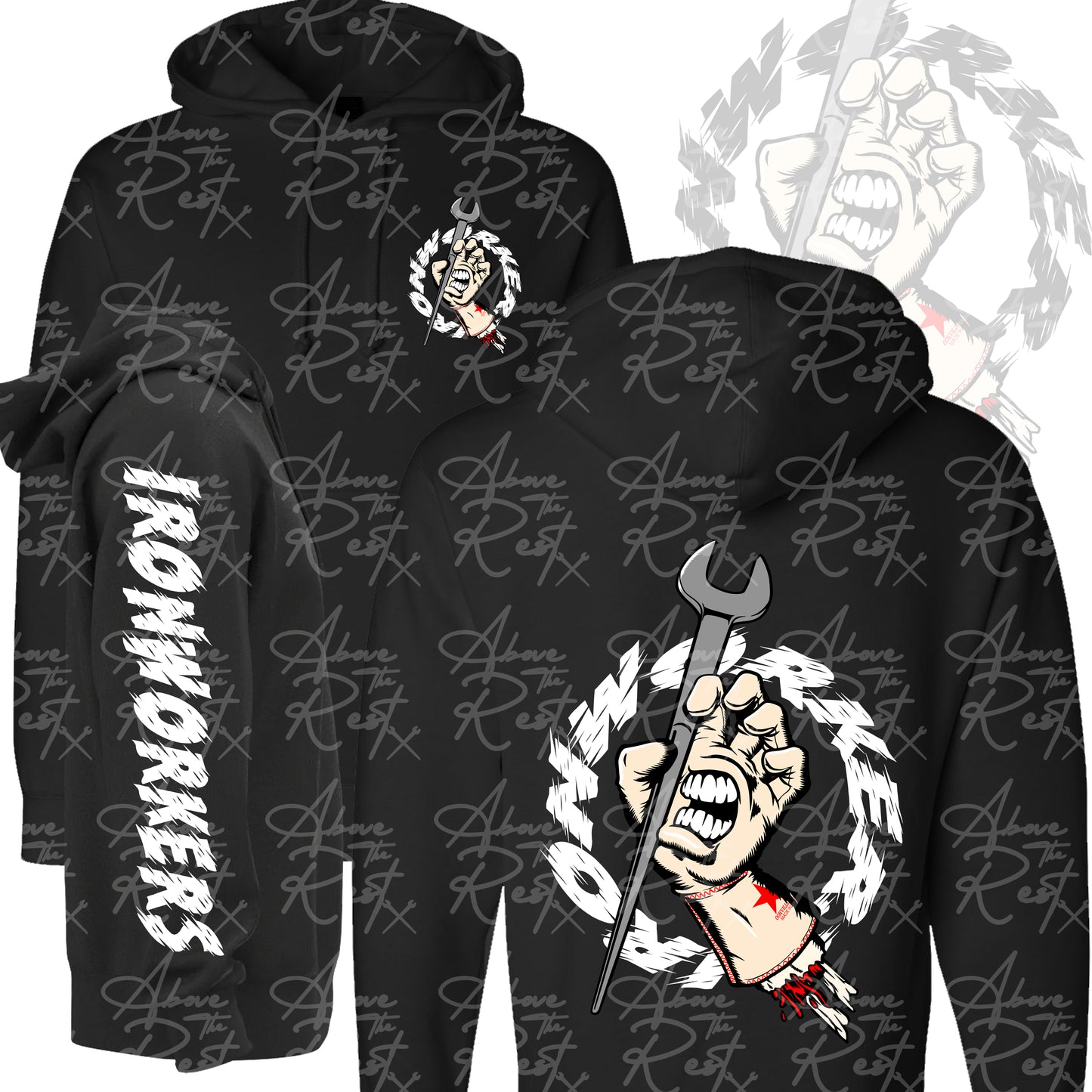 SCREAMING GLOVE PULLOVER HOODIE