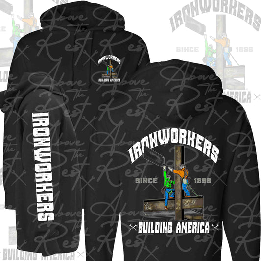 IW BUILDING AMERICA STRUCTURAL PULLOVER HOODIE