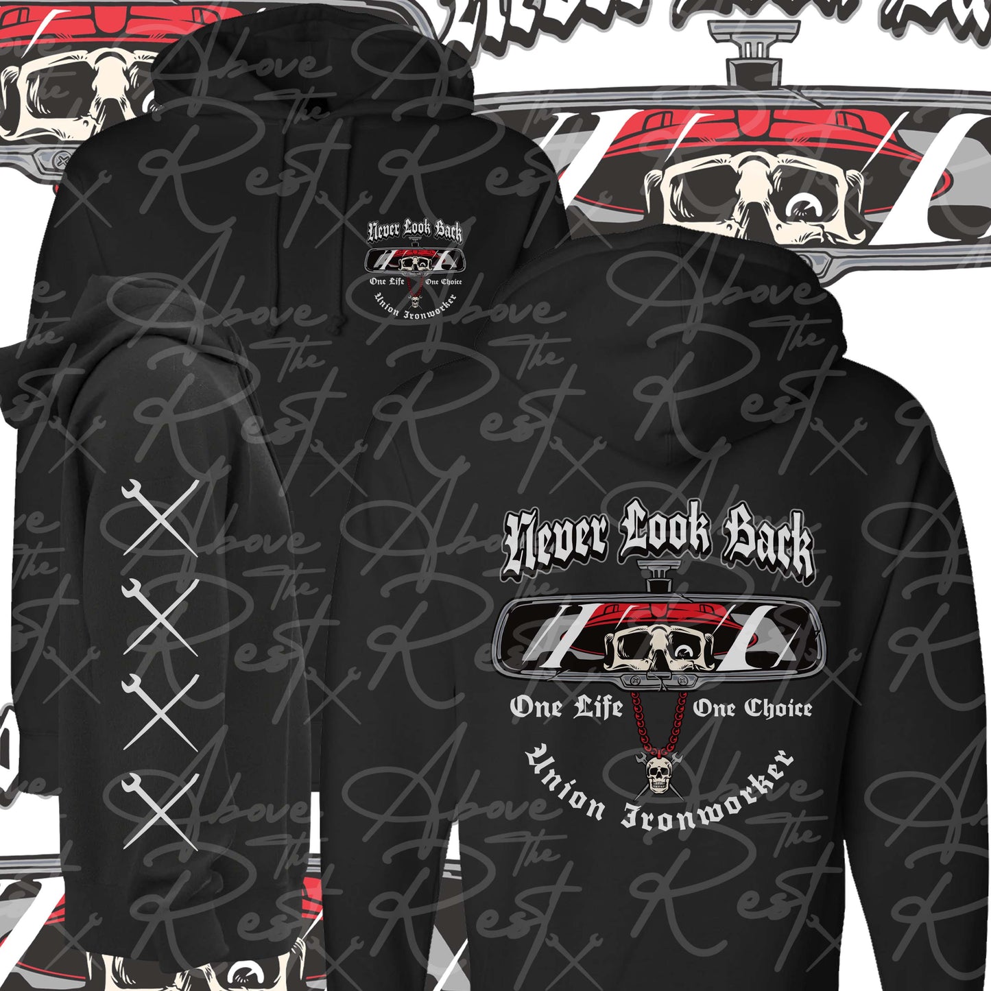 NEVER LOOK BACK HOODIE