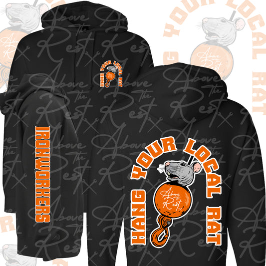 HANG YOUR LOCAL RAT PULLOVER HOODIE
