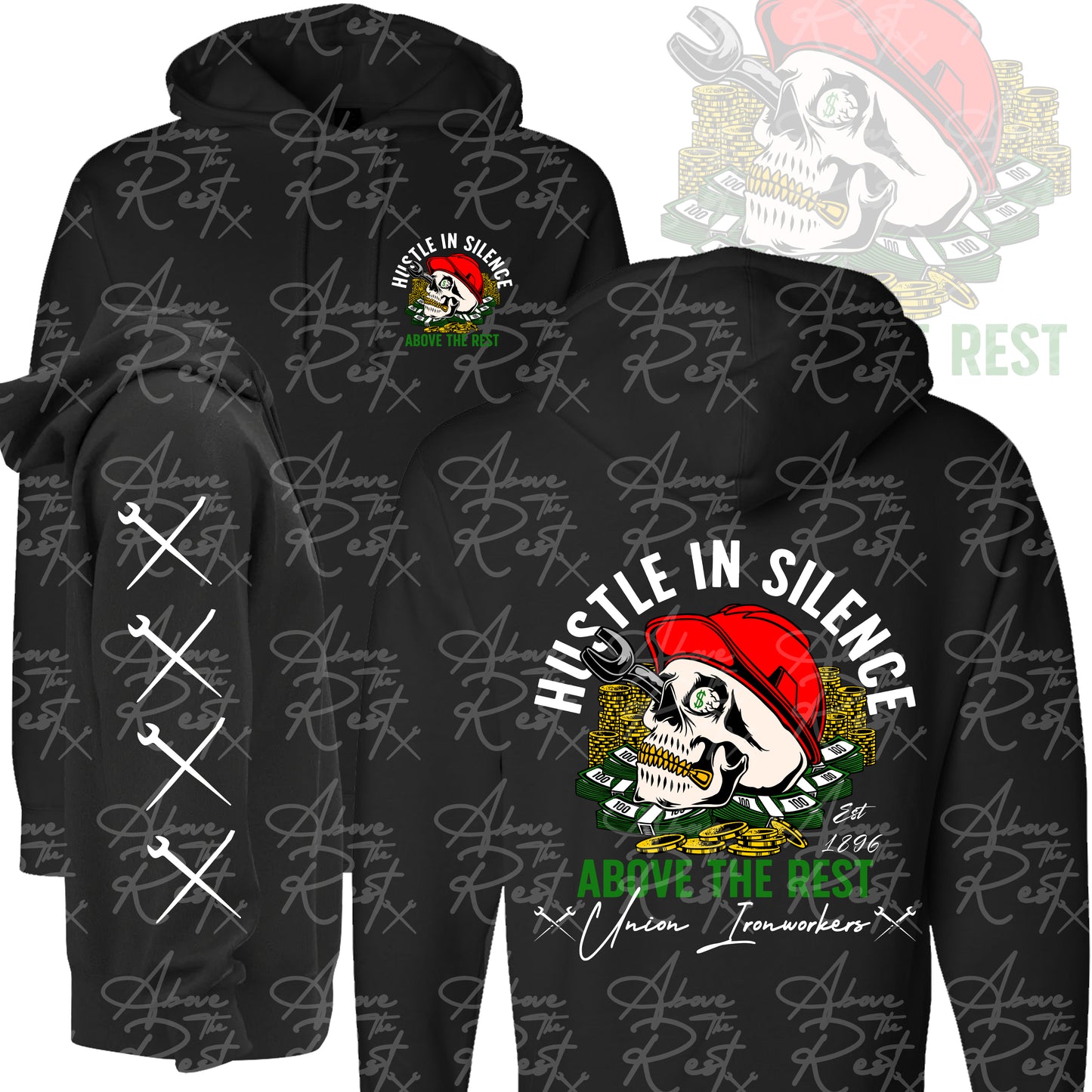 HUSTLE IN SILENCE HOODIE