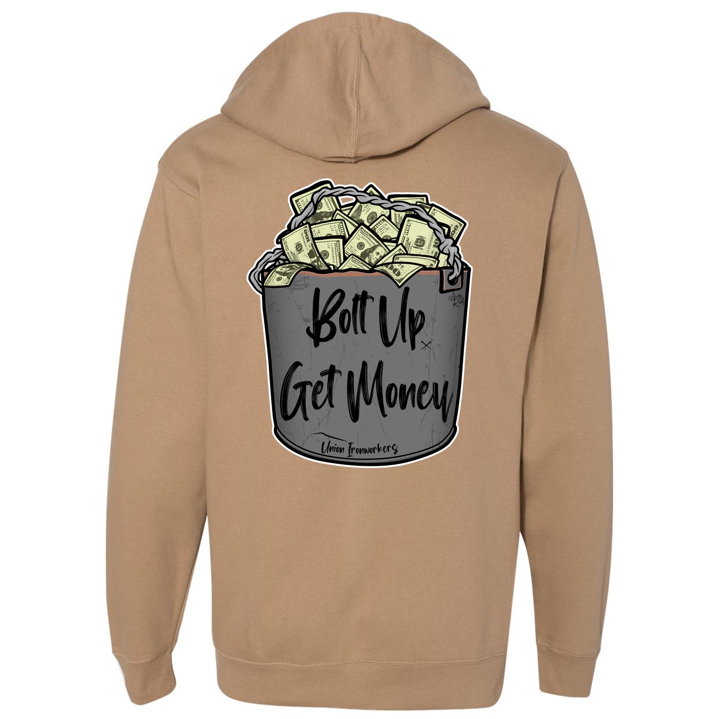 BOLT UP GET MONEY PULLOVER HOODIE