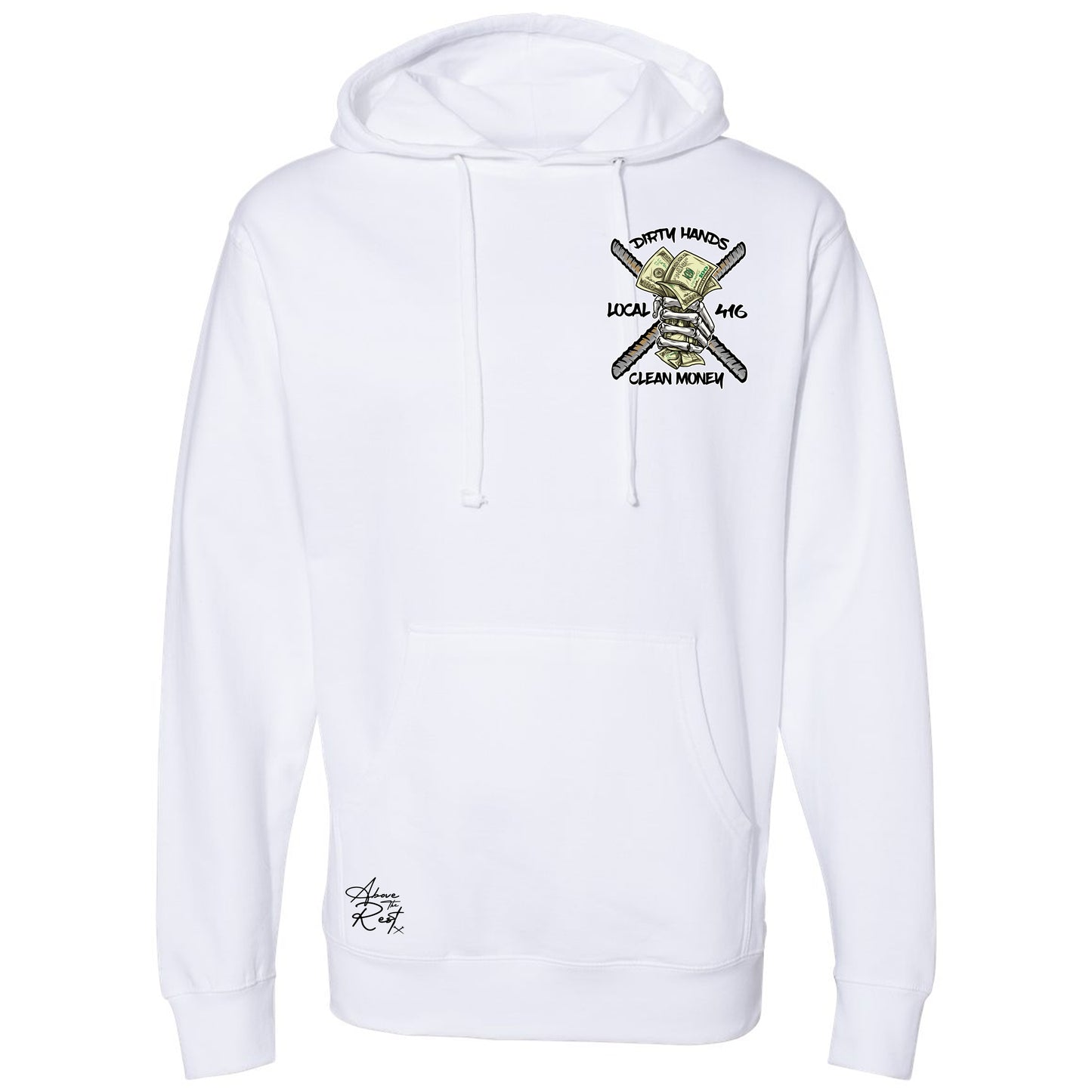 DIRTY HANDS PULLOVER HOODIE LOCAL 416