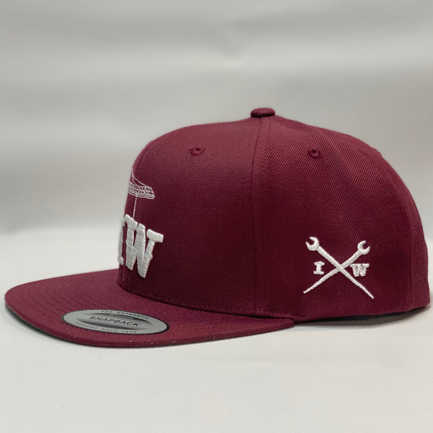 IW CRANE SIDE ROSE SNAPBACK HAT