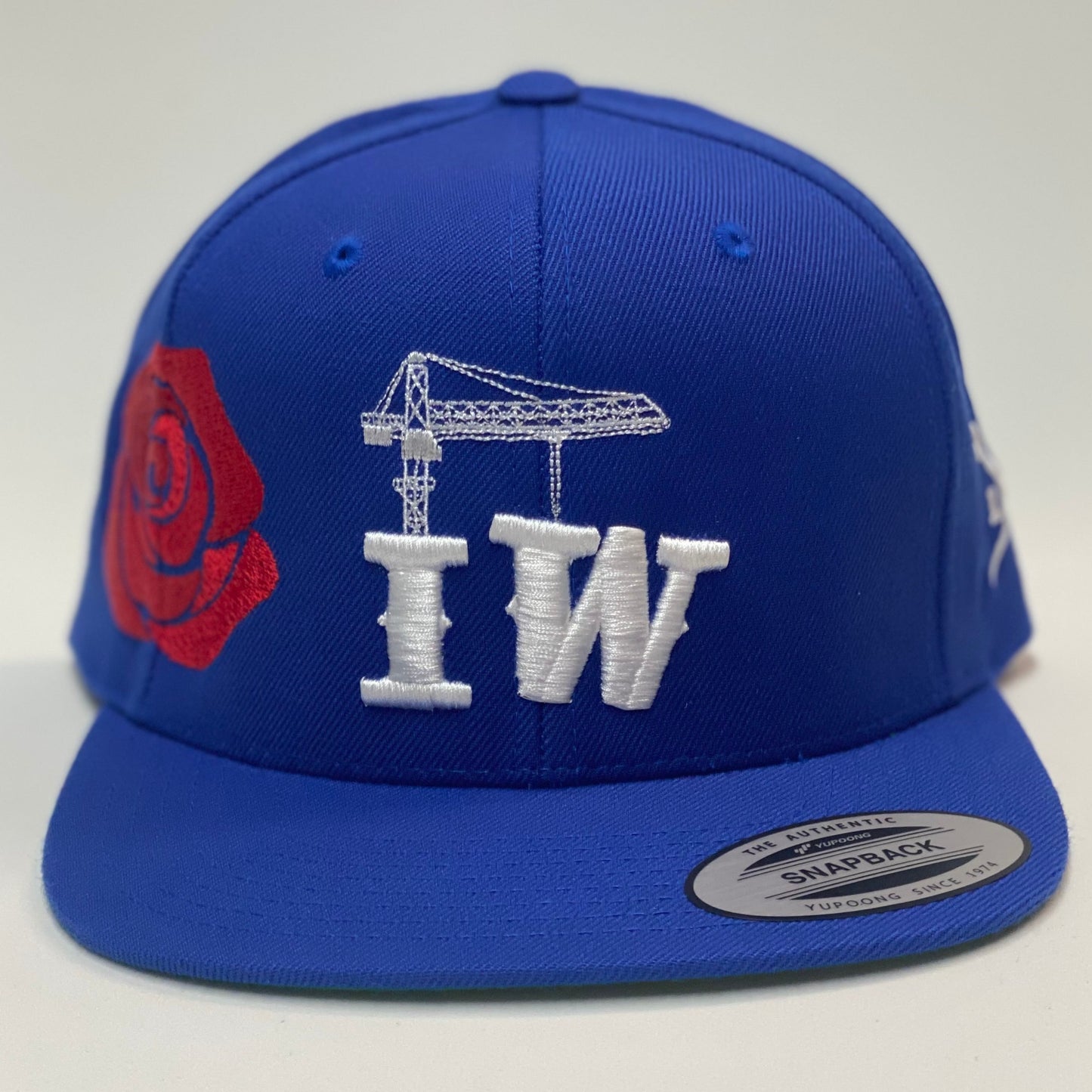 IW CRANE SIDE ROSE SNAPBACK HAT