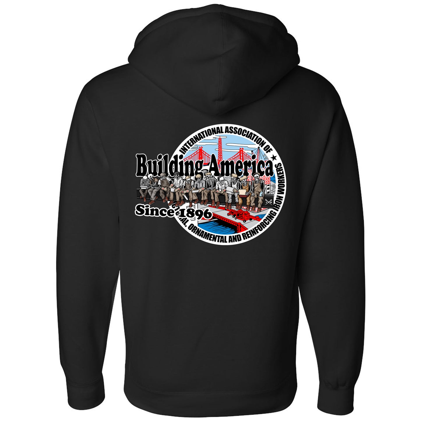 INTERNATIONAL BEAM PULLOVER HOODIE