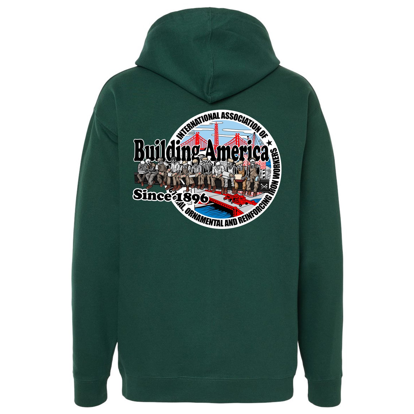 INTERNATIONAL BEAM PULLOVER HOODIE