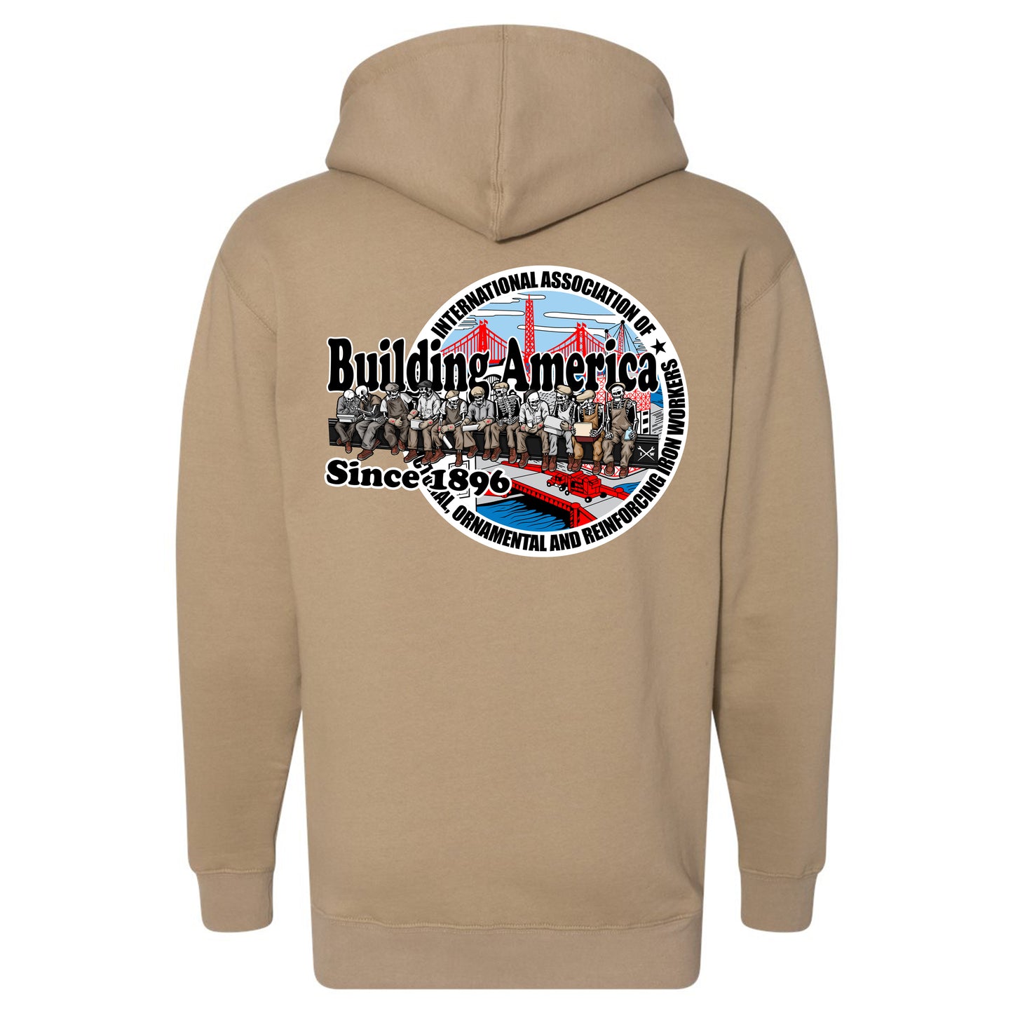 INTERNATIONAL BEAM PULLOVER HOODIE