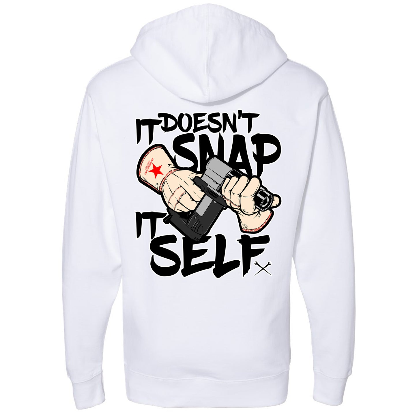 SNAP IT PULLOVER HOODIE