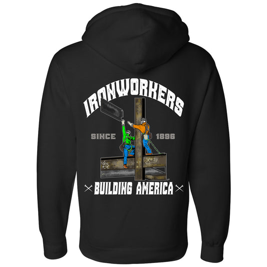 IW BUILDING AMERICA STRUCTURAL PULLOVER HOODIE