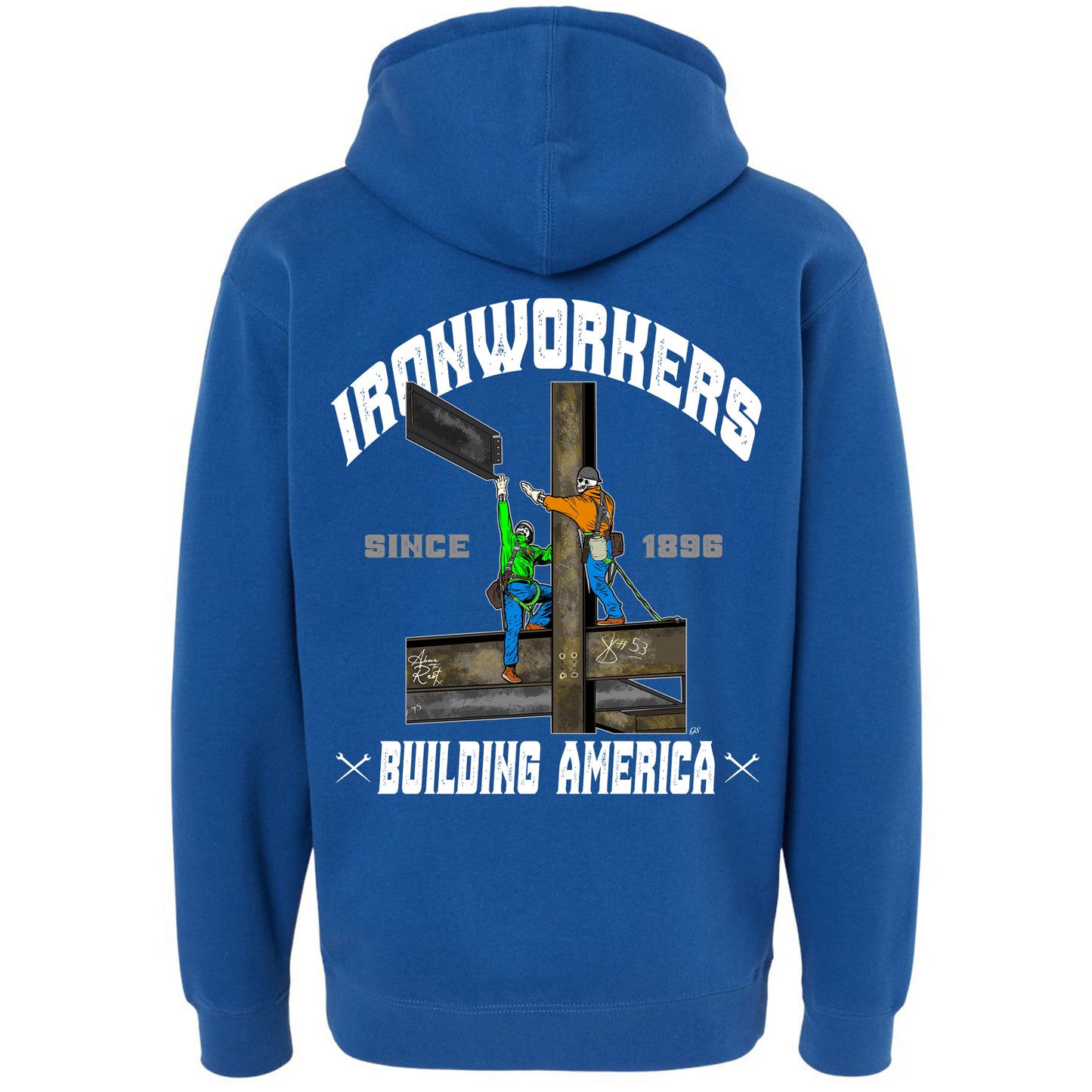 IW BUILDING AMERICA STRUCTURAL PULLOVER HOODIE