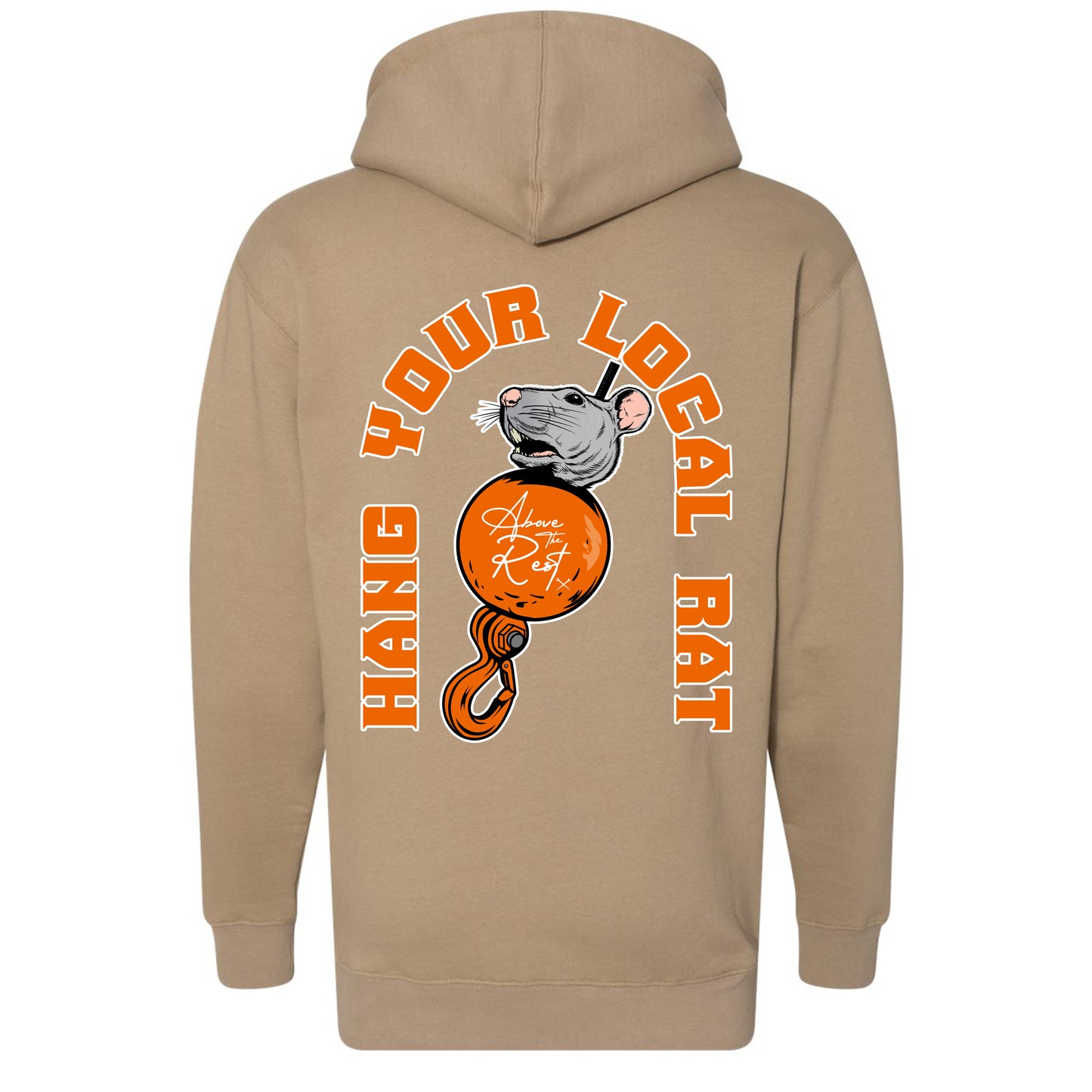 HANG YOUR LOCAL RAT PULLOVER HOODIE