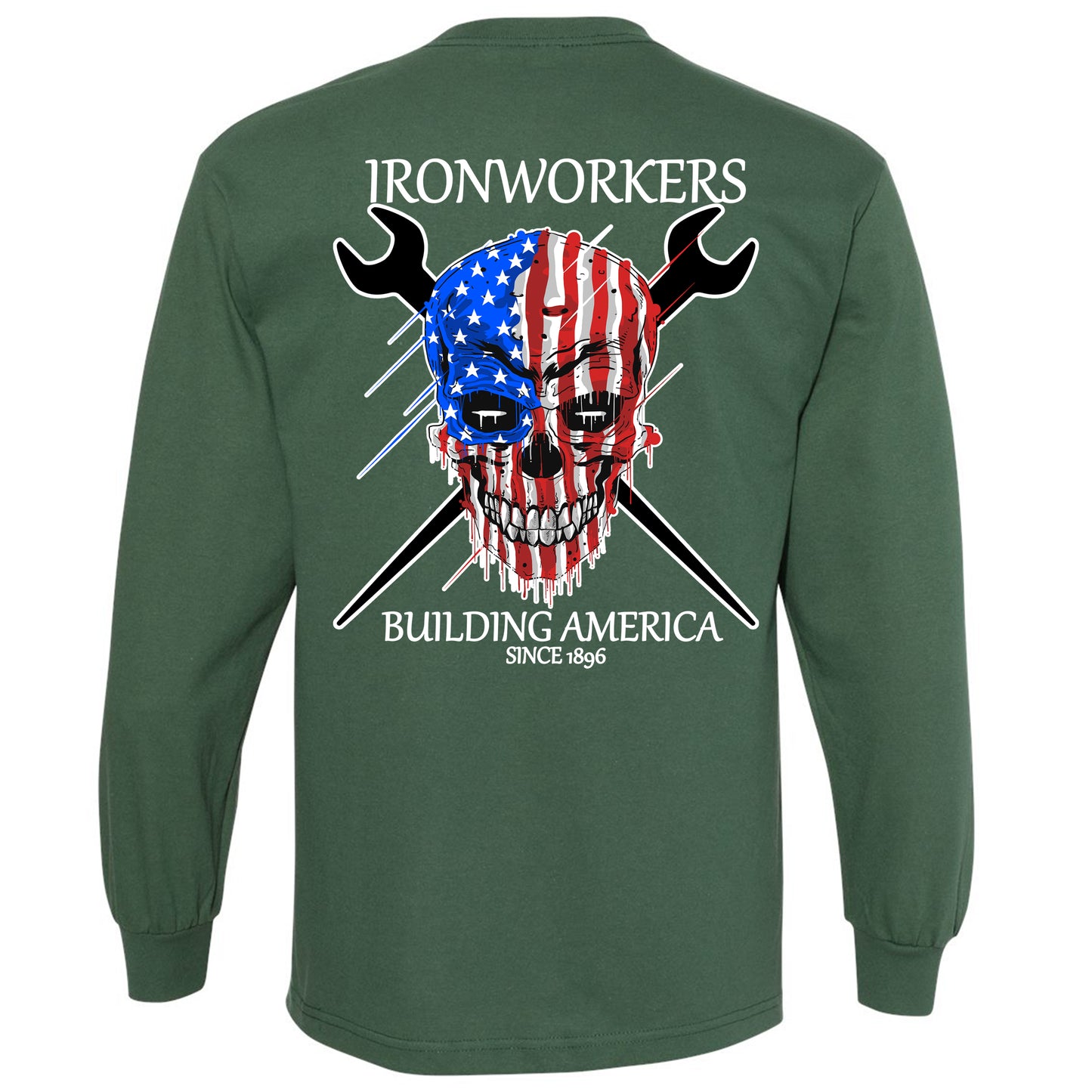 USA SKULL LONG SLEEVE