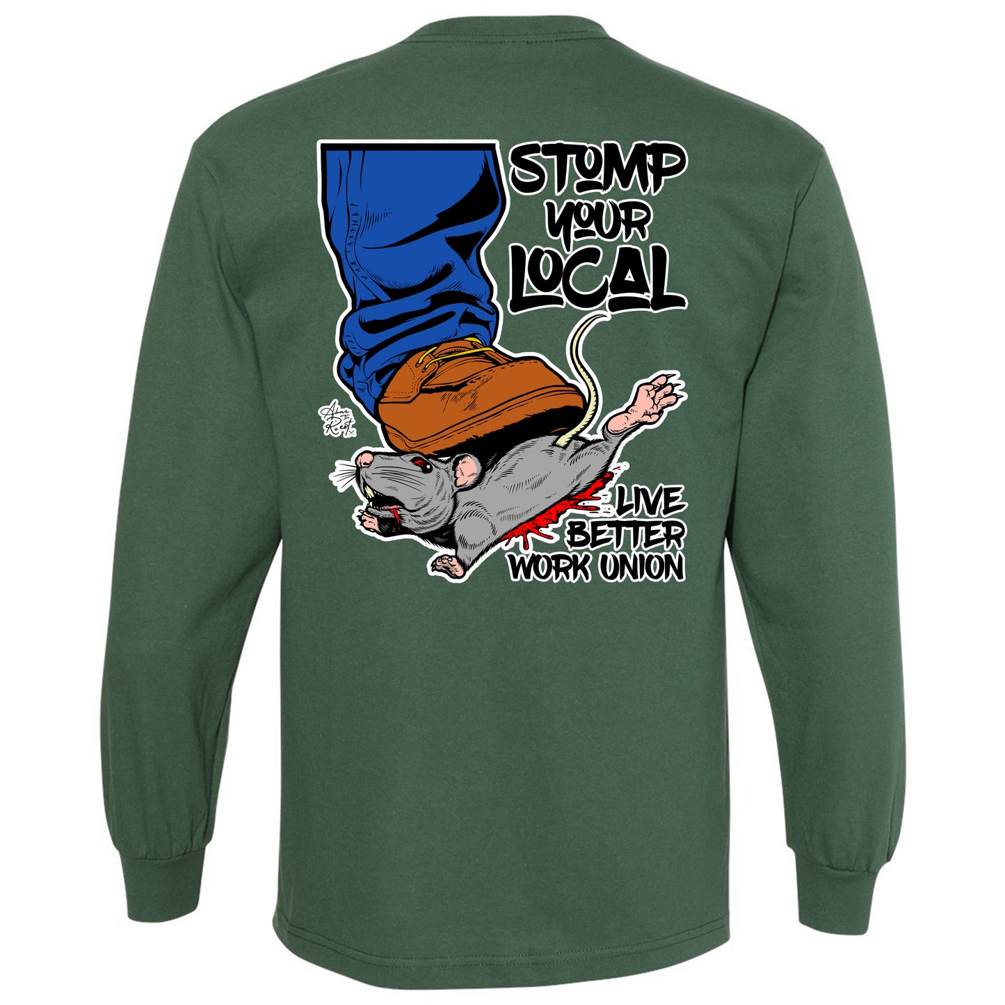 STOMP YOUR LOCAL RAT LONG SLEEVE