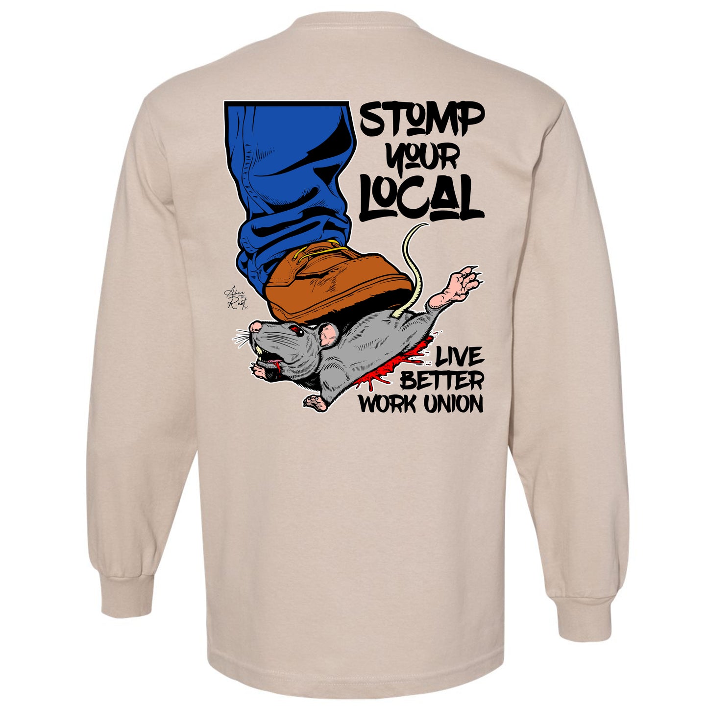 STOMP YOUR LOCAL RAT LONG SLEEVE