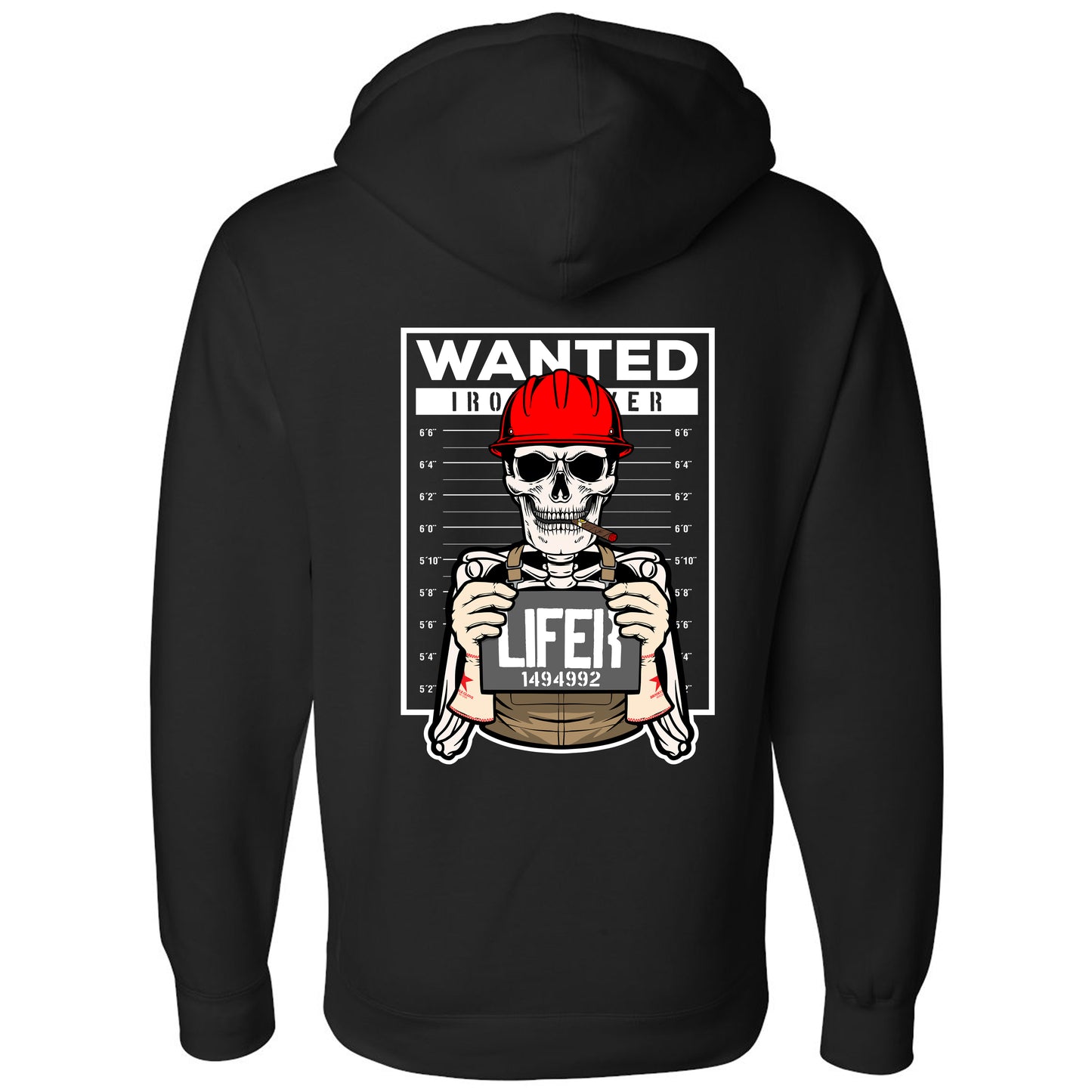 WANTED FOR LIFE PULLOVER HOODIE