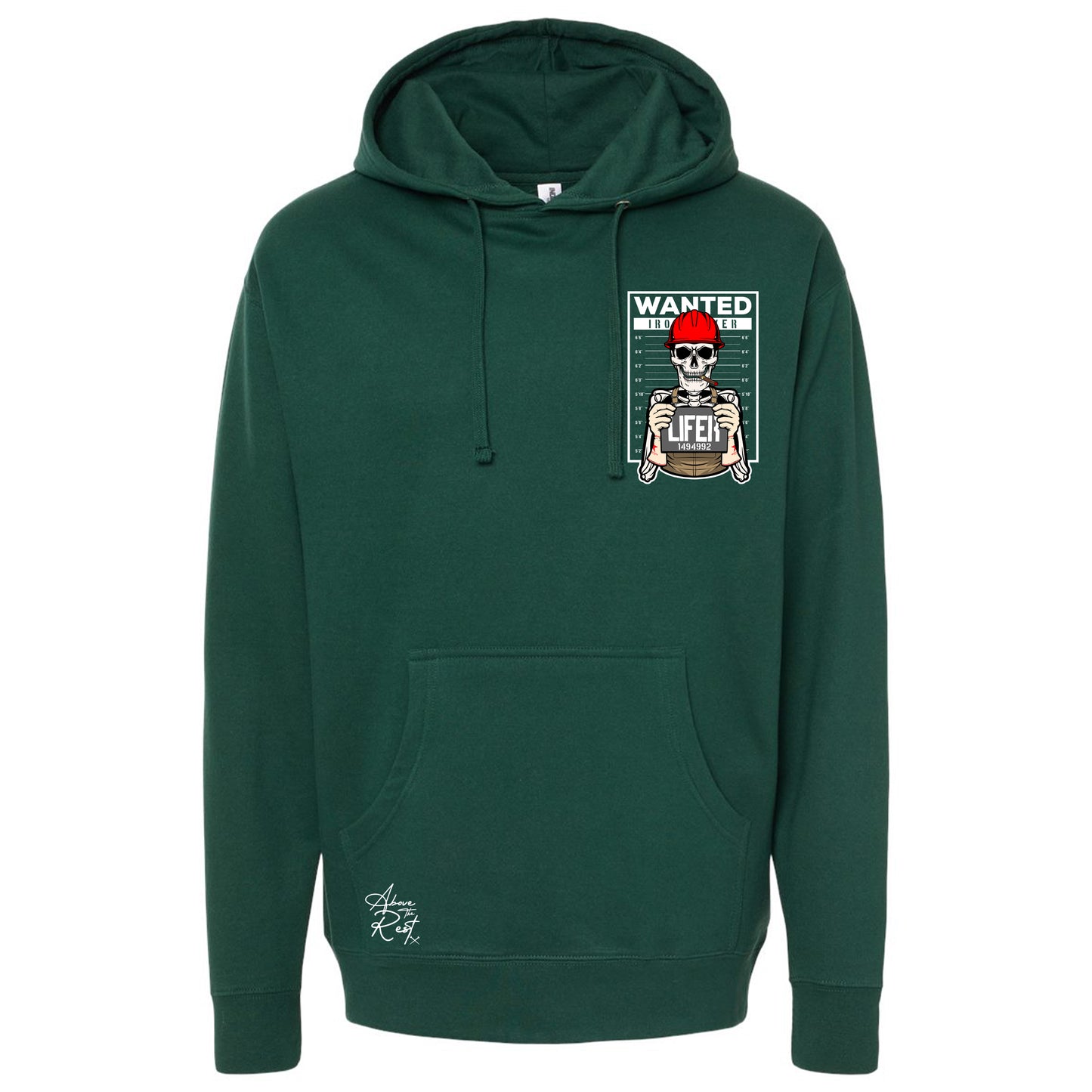 WANTED FOR LIFE PULLOVER HOODIE