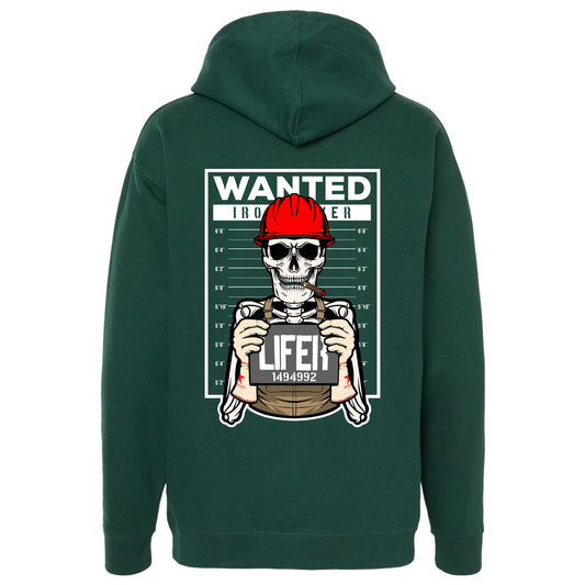 WANTED FOR LIFE PULLOVER HOODIE