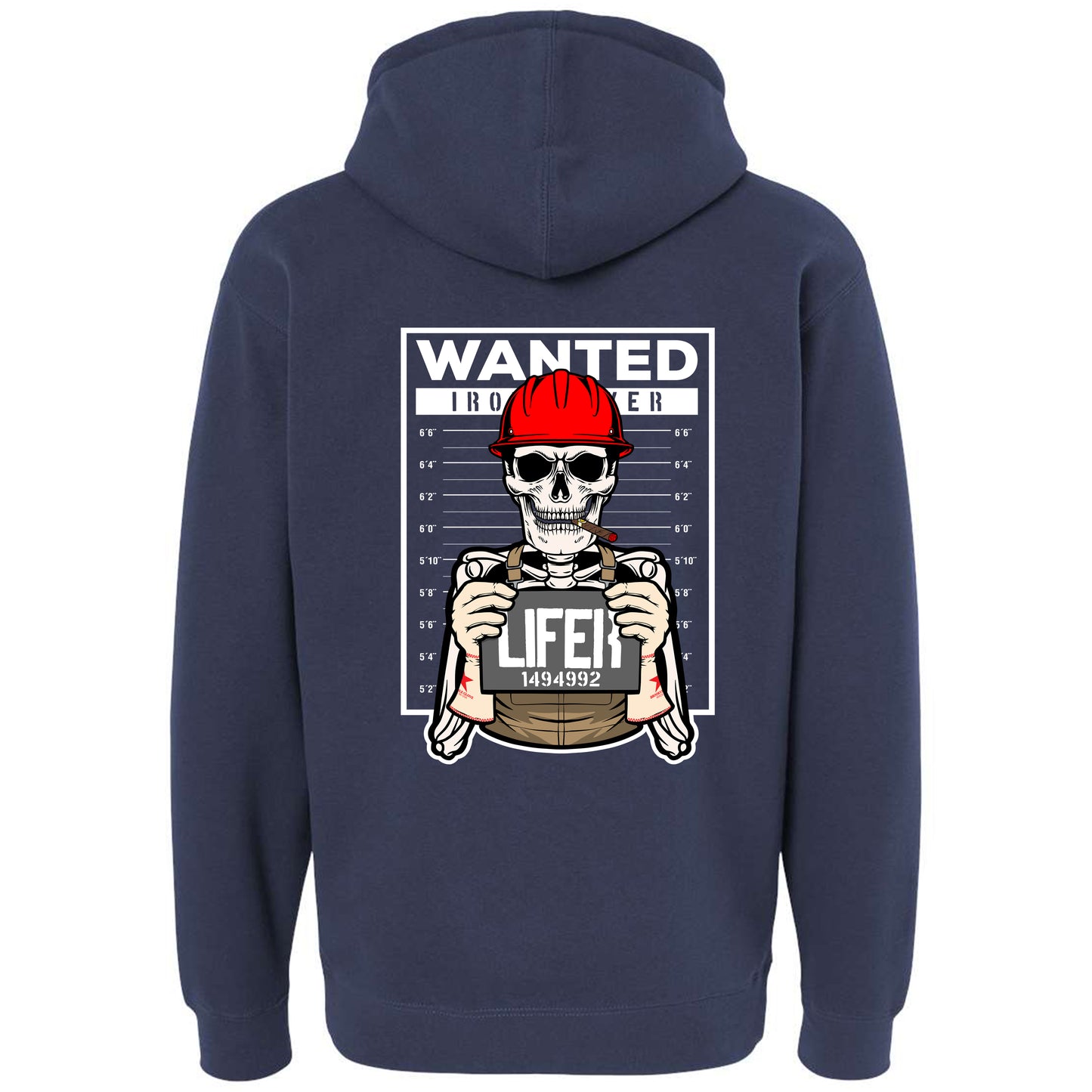 WANTED FOR LIFE PULLOVER HOODIE