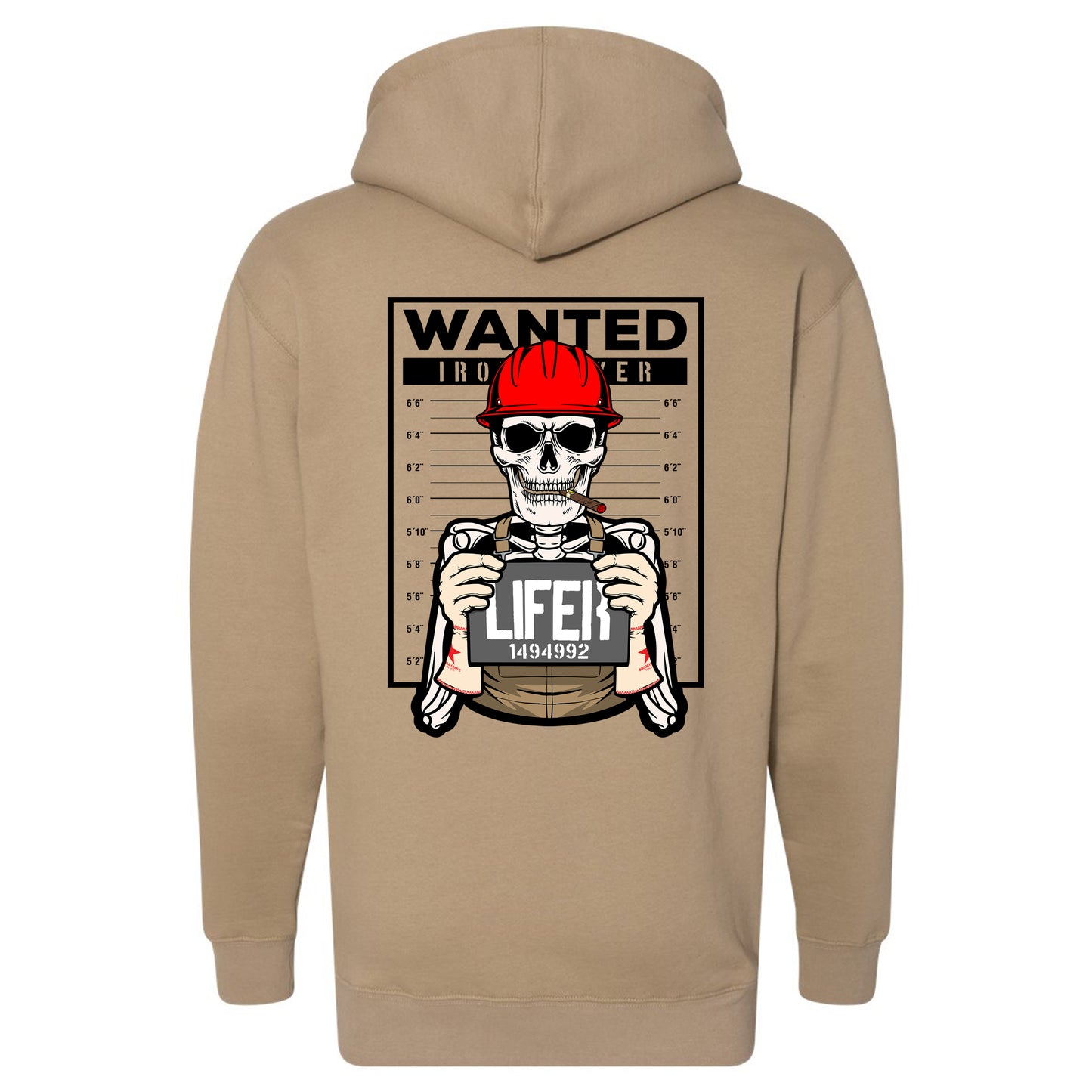 WANTED FOR LIFE PULLOVER HOODIE