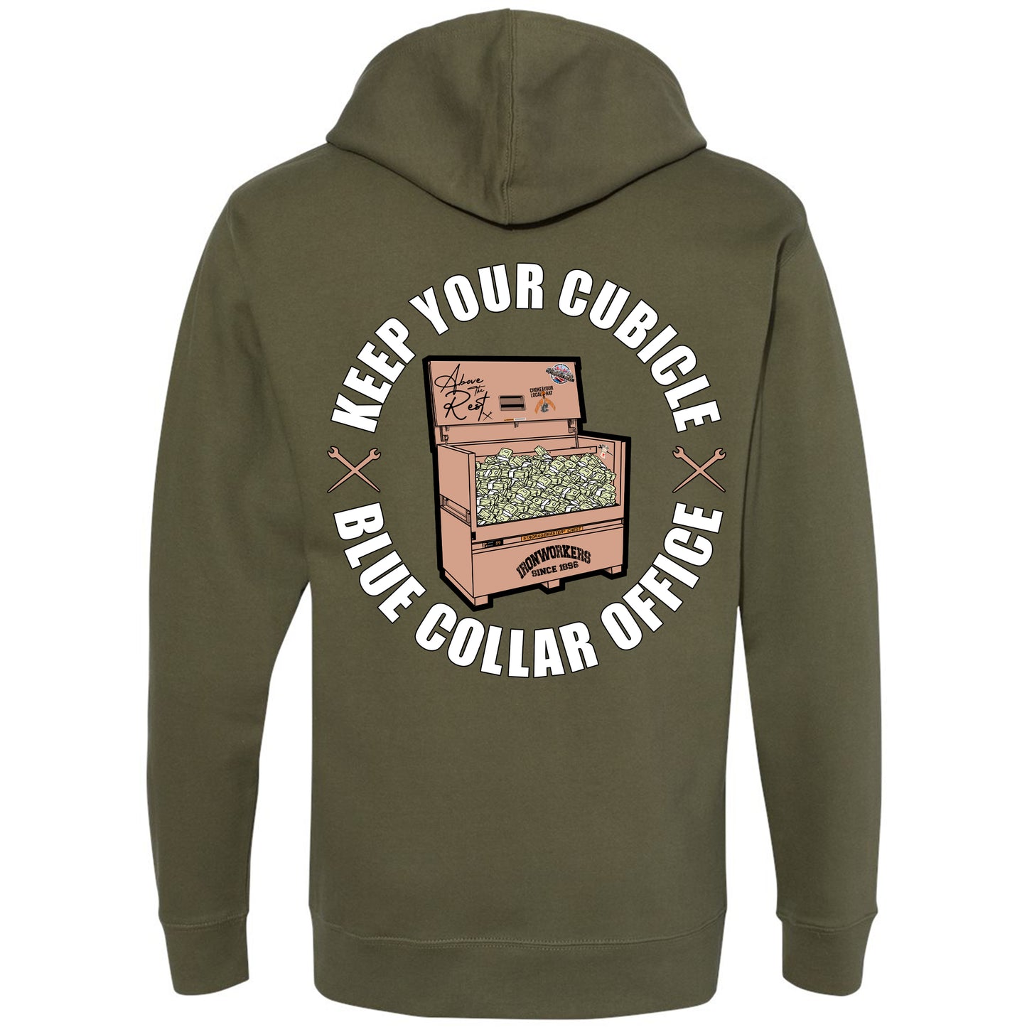 KEEP YOUR CUBICLE PULLOVER HOODIE