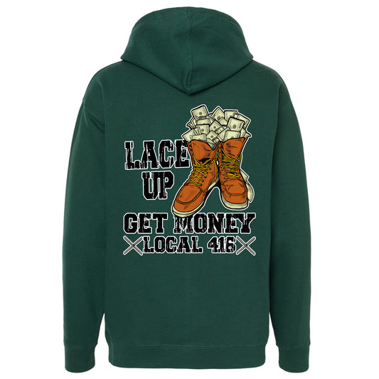 LACE UP REBAR PULLOVER HOODIE LOCAL 416
